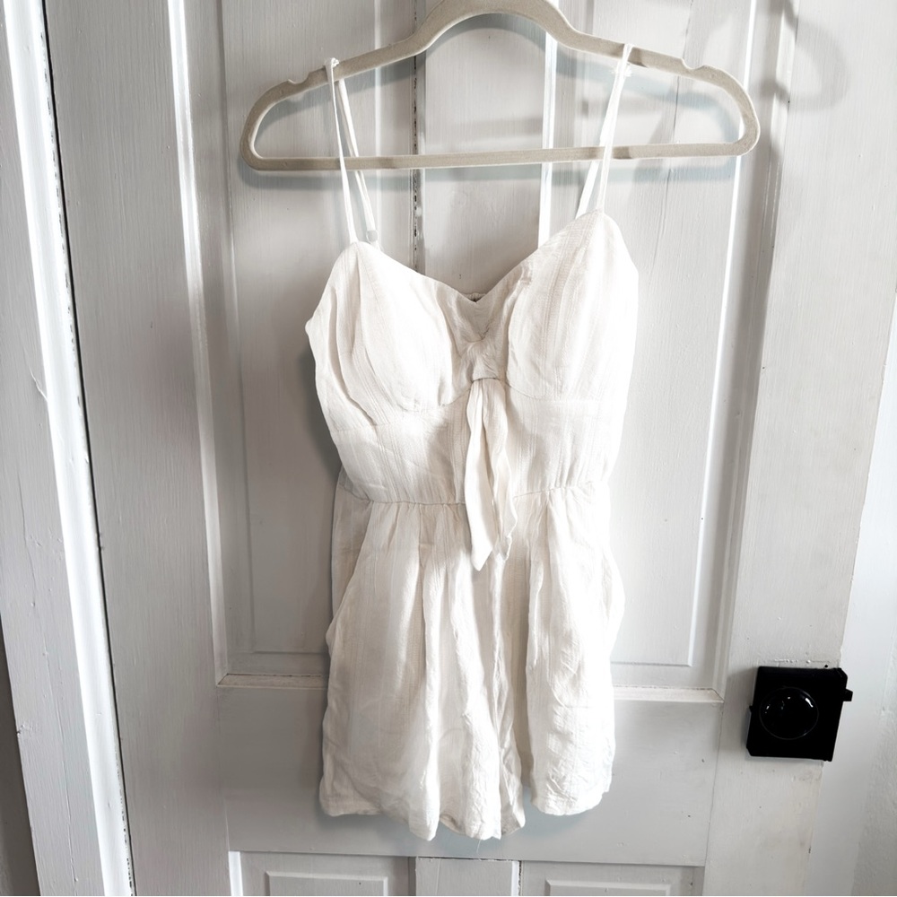 Lily Rose White Romper